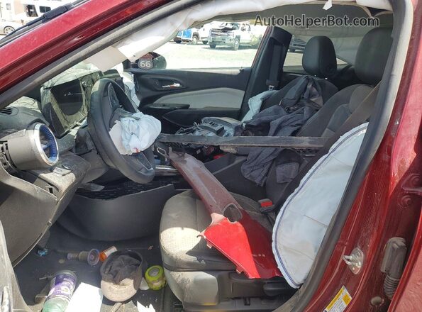 KL77LHEP9SC154733 2025 CHEVROLET TRAX Burgundy Front interior view