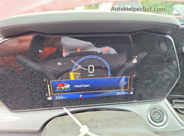 KL77LHEP9SC292207 2025 CHEVROLET TRAX Бордовый Вид щитка приборов