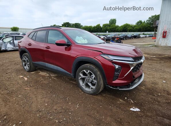 KL77LHEP9SC292207 2025 CHEVROLET TRAX Бордовый Передняя правая четверть