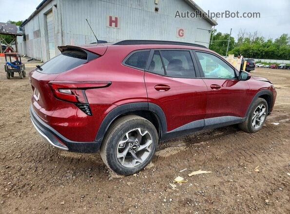 KL77LHEP9SC292207 2025 CHEVROLET TRAX Бордовый Задняя правая четверть