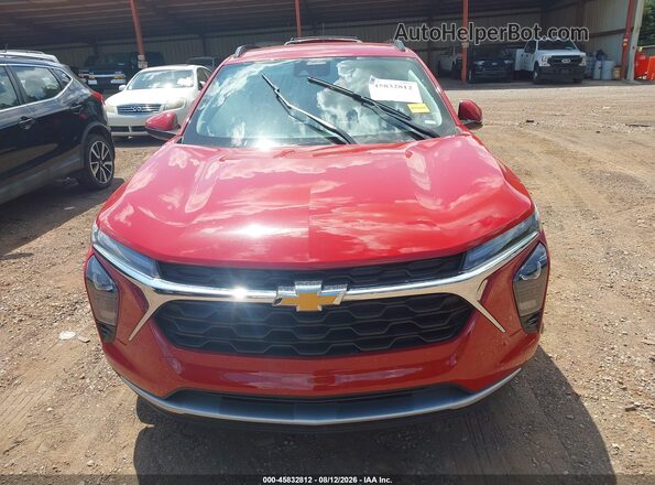 KL77LHEP9TC072048 2026 CHEVROLET TRAX Red ხელსაწყოთა პანელის ხედი