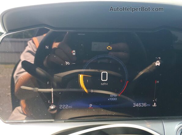 KL77LHEPXSC100633 2025 CHEVROLET TRAX Black Vista del cuadro de instrumentos