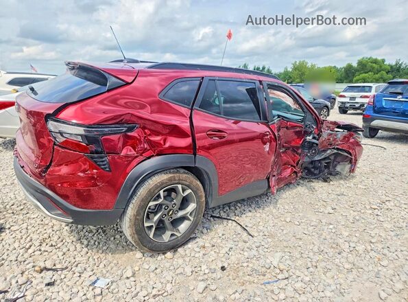 KL77LHEPXSC160914 2025 CHEVROLET TRAX Красный Задняя правая четверть
