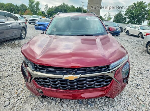 KL77LHEPXSC160914 2025 CHEVROLET TRAX Красный Вид спереди