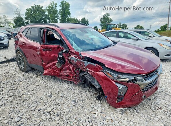 KL77LHEPXSC160914 2025 CHEVROLET TRAX Красный Передняя правая четверть