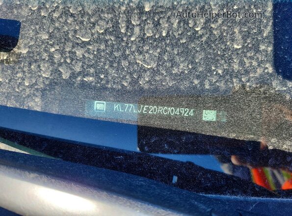 KL77LJE20RC104924 2024 CHEVROLET TRAX Black Widok komory silnika