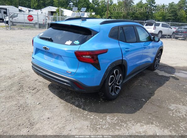 KL77LJE21RC075708 2024 CHEVROLET TRAX Синий Задняя правая четверть