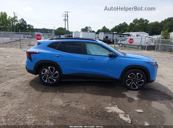 KL77LJE21RC075708 2024 CHEVROLET TRAX Синий Вид задней части салона