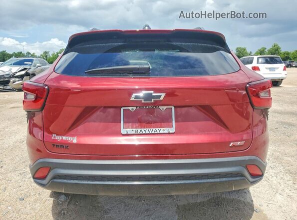 KL77LJE22RC020247 2024 CHEVROLET TRAX Бордовый Вид сзади