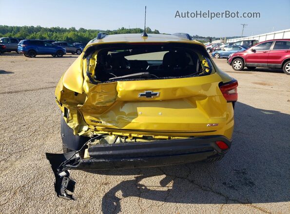 KL77LJE22RC130716 2024 CHEVROLET TRAX Yellow Rear view