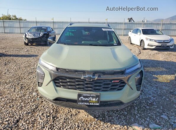 KL77LJE22RC154093 2024 CHEVROLET TRAX Green Դիմացի տեսք