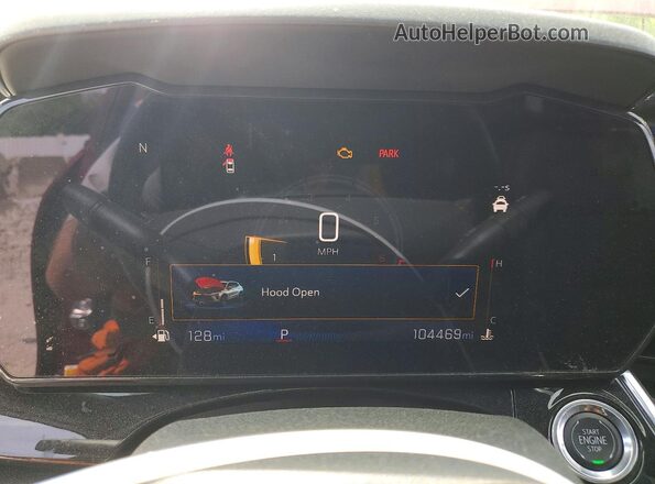 KL77LJE24RC240019 2024 CHEVROLET TRAX Red ხელსაწყოთა პანელის ხედი