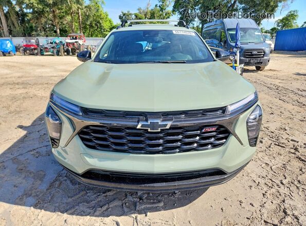 KL77LJE25RC178792 2024 CHEVROLET TRAX Зеленый Вид спереди