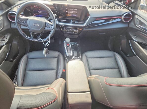 KL77LJE27RC186313 2024 CHEVROLET TRAX Red Dashboard view