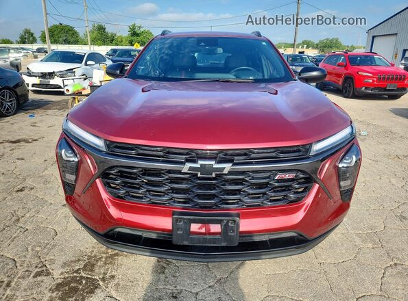 KL77LJE27RC186313 2024 CHEVROLET TRAX Red Front view