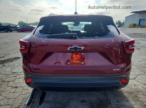 KL77LJE27RC186313 2024 CHEVROLET TRAX Red Rear view