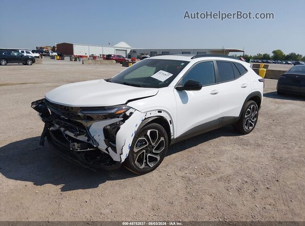 KL77LJE28RC143325 2024 CHEVROLET TRAX White Передня ліва чверть