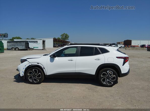KL77LJE28RC143325 2024 CHEVROLET TRAX White Вид задньої частини салону