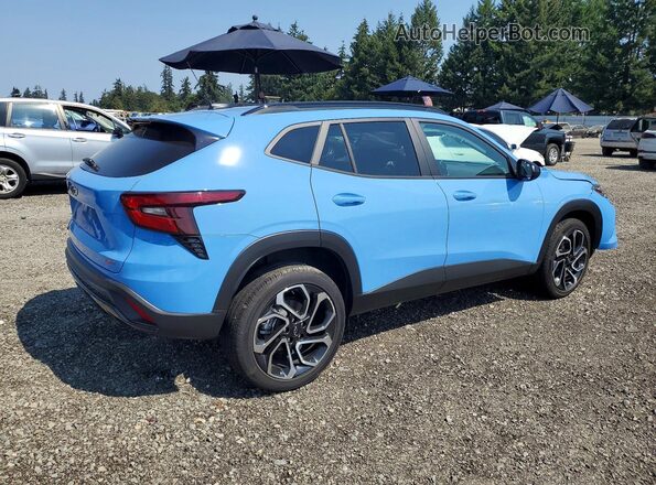 KL77LJE29RC212734 2024 CHEVROLET TRAX Blue Trasero derecho