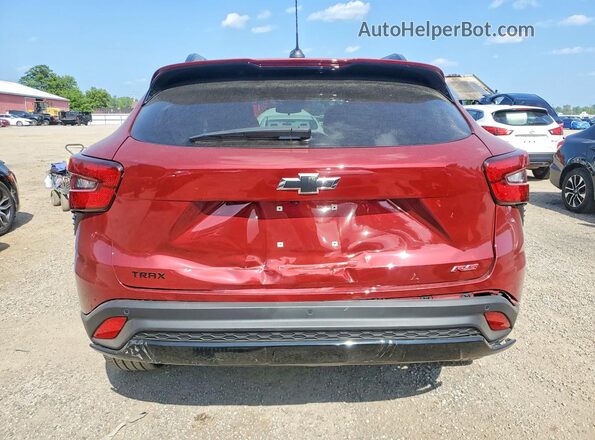 KL77LJE29SC051937 2025 CHEVROLET TRAX Red Vista trasera