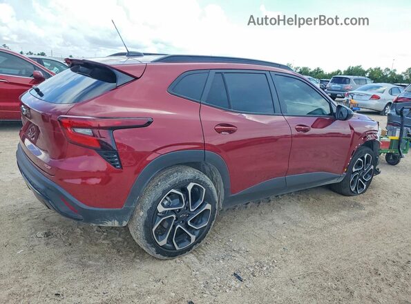 KL77LJEP0SC201977 2025 CHEVROLET TRAX Темно-бордовый Задняя правая четверть