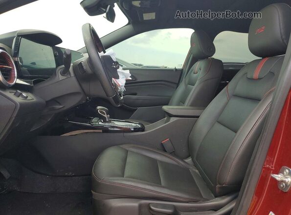 KL77LJEP0SC201977 2025 CHEVROLET TRAX Темно-бордовый Вид салона спереди