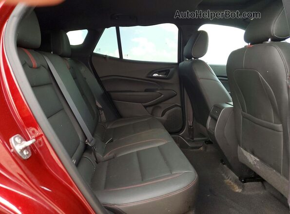 KL77LJEP0SC201977 2025 CHEVROLET TRAX Темно-бордовый Вид задней части салона