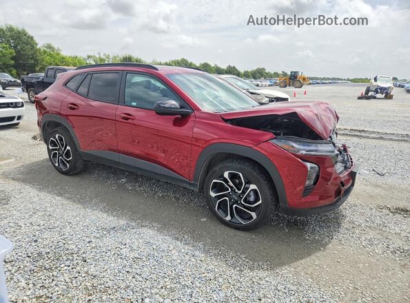 KL77LJEP1SC188320 2025 CHEVROLET TRAX Красный Передняя правая четверть