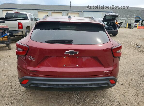KL77LJEP2SC110015 2025 CHEVROLET TRAX Темно-бордовый Вид сзади