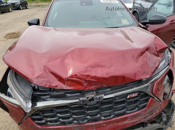 KL77LJEP2SC110015 2025 CHEVROLET TRAX Темно-бордовый Вид подкапотного пространства
