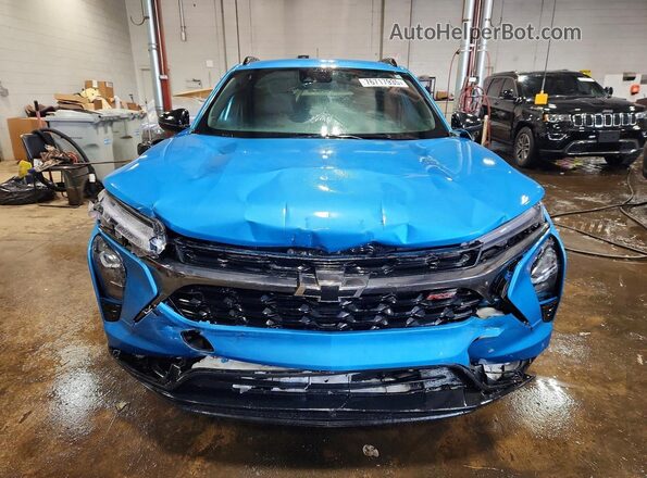 KL77LJEP4SC163993 2025 CHEVROLET TRAX Blue Առջևի վահանակի տեսք