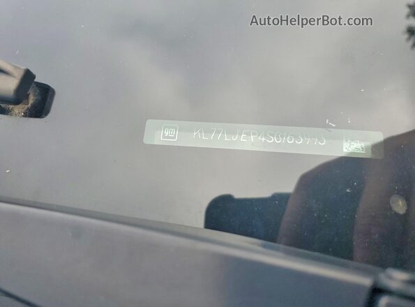 KL77LJEP4SC163993 2025 CHEVROLET TRAX Blue 