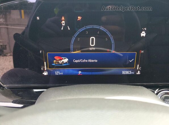 KL77LJEP5SC257803 2025 CHEVROLET TRAX Black Widok zestawu wskaźników