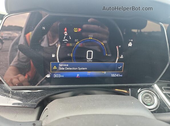 KL77LJEP6SC103276 2025 CHEVROLET TRAX White Vista del cuadro de instrumentos