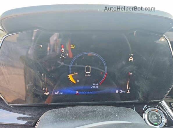 KL77LJEP6TC062939 2026 CHEVROLET TRAX Серый Вид щитка приборов
