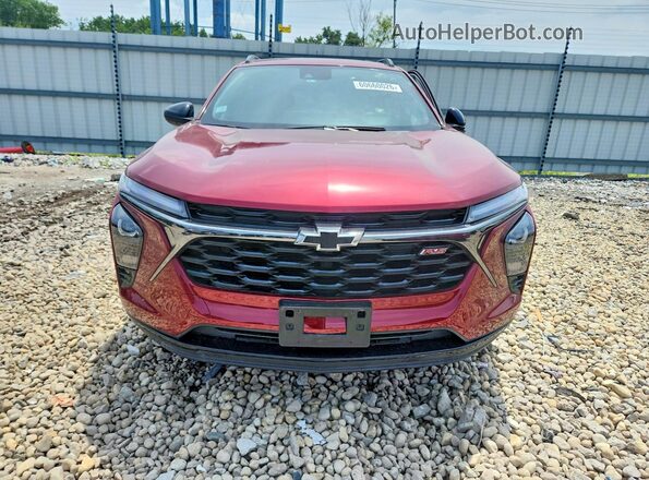 KL77LJEP7SC283979 2025 CHEVROLET TRAX Red Front view