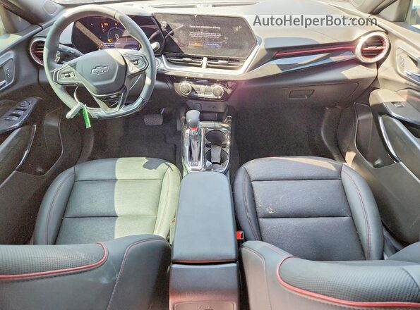 KL77LJEP7SC301087 2025 CHEVROLET TRAX Black Dashboard view