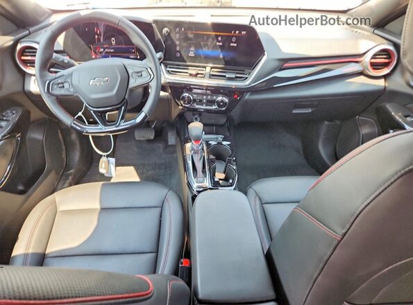 KL77LJEP8SC271596 2025 CHEVROLET TRAX Gray Dashboard view