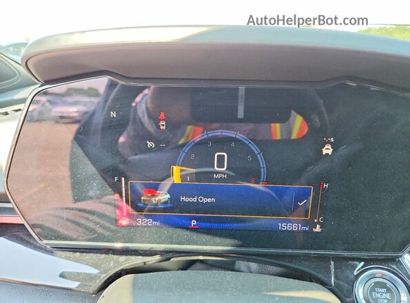 KL77LJEP8SC271596 2025 CHEVROLET TRAX Gray Instrument cluster view
