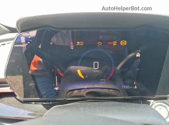 KL77LJEP8TC086191 2026 CHEVROLET TRAX Black Vista del cuadro de instrumentos