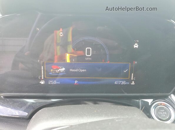KL77LJEPXSC027027 2025 CHEVROLET TRAX Серый Вид щитка приборов