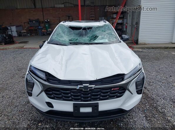 KL77LJEPXSC195489 2025 CHEVROLET TRAX White Front view