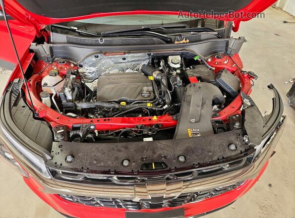 KL77LJEPXTC088220 2026 CHEVROLET TRAX Red ძრავის განყოფილების ხედი