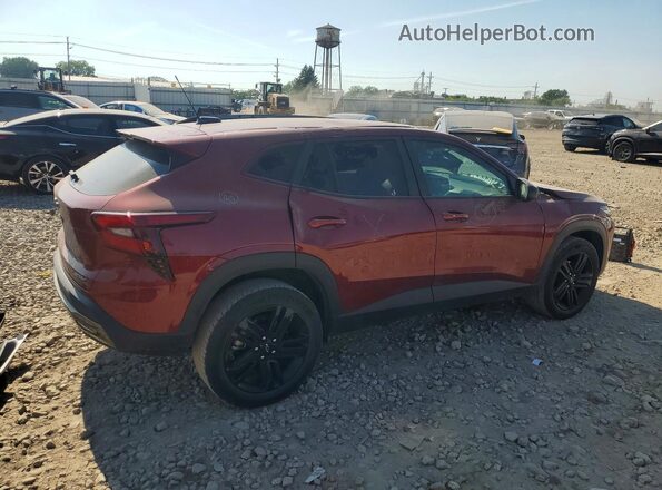 KL77LKE27RC123461 2024 CHEVROLET TRAX Burgundy უკანა მარჯვენა
