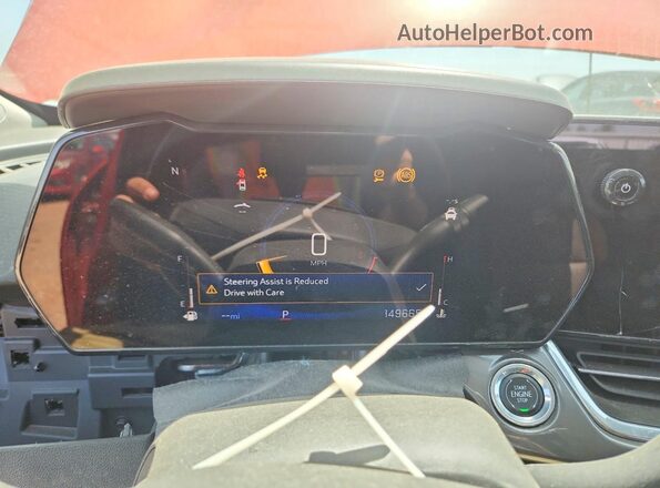 KL77LKE28RC041223 2024 CHEVROLET TRAX Orange Instrument cluster view