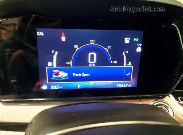 KL77LKE28RC066252 2024 CHEVROLET TRAX Gray Widok zestawu wskaźników