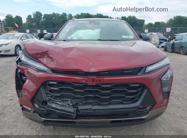 KL77LKE28RC169672 2024 CHEVROLET TRAX Red Rear interior view