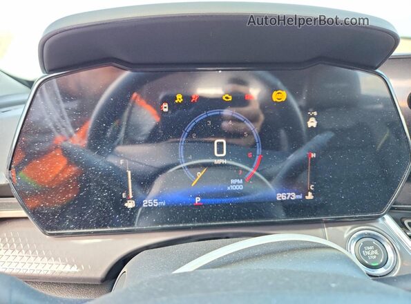 KL77LKEP0SC321803 2025 CHEVROLET TRAX Green Widok zestawu wskaźników