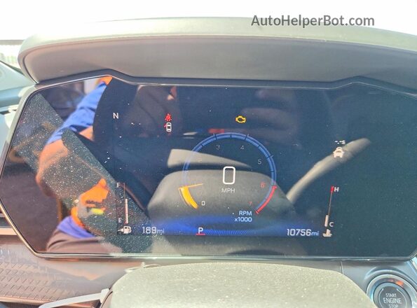 KL77LKEP3SC051871 2025 CHEVROLET TRAX Желтый Вид щитка приборов