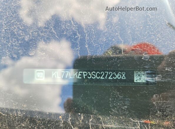 KL77LKEP3SC272368 2025 CHEVROLET TRAX Green Vista del compartimento del motor